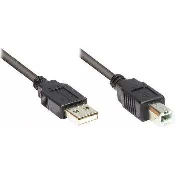GoodConnections USB 2.0 -kaapeli A - B -pistoke, 3 m, musta 2510-3OFS