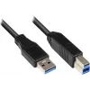 GoodConnections USB 3.0 kaapeli A–B musta 5 m