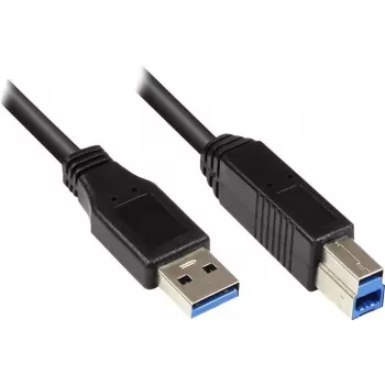 GoodConnections USB 3.0 kaapeli A–B musta 5 m