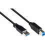 GoodConnections USB 3.0 kaapeli A–B musta 5 m