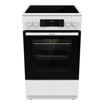 Gorenje GEC 5C41 WG vapaasti seisova sähköliesi – valkoinen, 50 cm, 70 L, 9 toimintoa