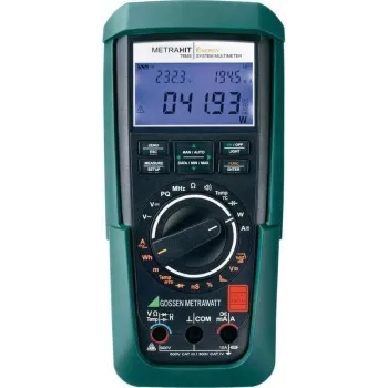 GOSSEN METRAWATT METRAHIT Energy digitaalinen käsikäyttöinen yleismittari DAkkS-kalibroitu CAT III 600 V, CAT IV 300 V (M249A)