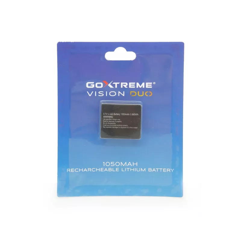 GoXtreme 1050mAh 3.7V litiumioniakku GoXtreme Vision DUO action-kameralle