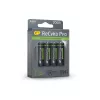 GP-paristo (AA) ladattava ReCyko+ Pro Fast Flash, NiMH, 4 kpl blister, 2000 mAh