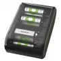 GP akkulaturi B361 4 kanavalla, 2600 mAh, 2,8 V, musta EU