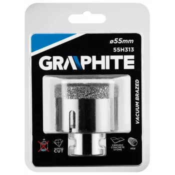 Graphite 55H313 19-osainen HSS-R kierreporanteräsarja laatikolla, 1-10 mm, DIN 338, musta oksidoitu