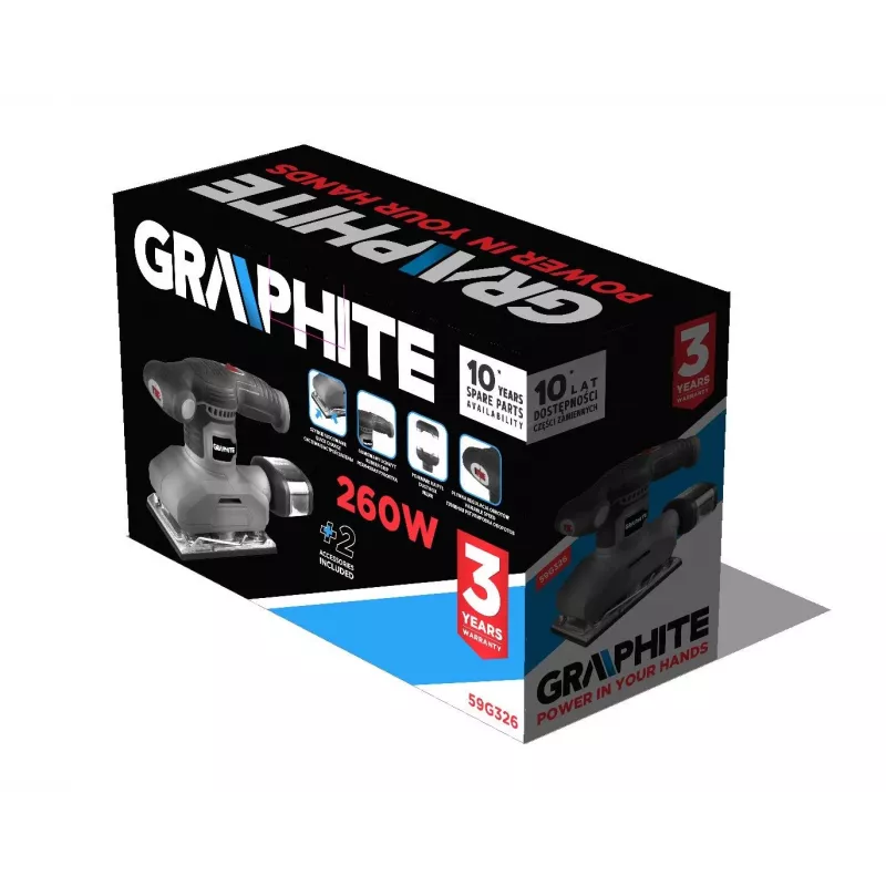 Graphite 59G326 lattiankiillotus-/hiontakone