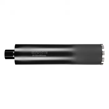 GRAPHITE timanttiporanterä poratelineeseen 58G540 102 mm x 450 mm, 9 segmenttiä, M22-kierre