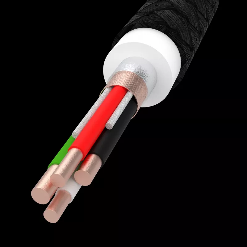 Green Cell GC PowerStream USB Type-C uros - Type-C uros pikalatauskaapeli 2 m musta
