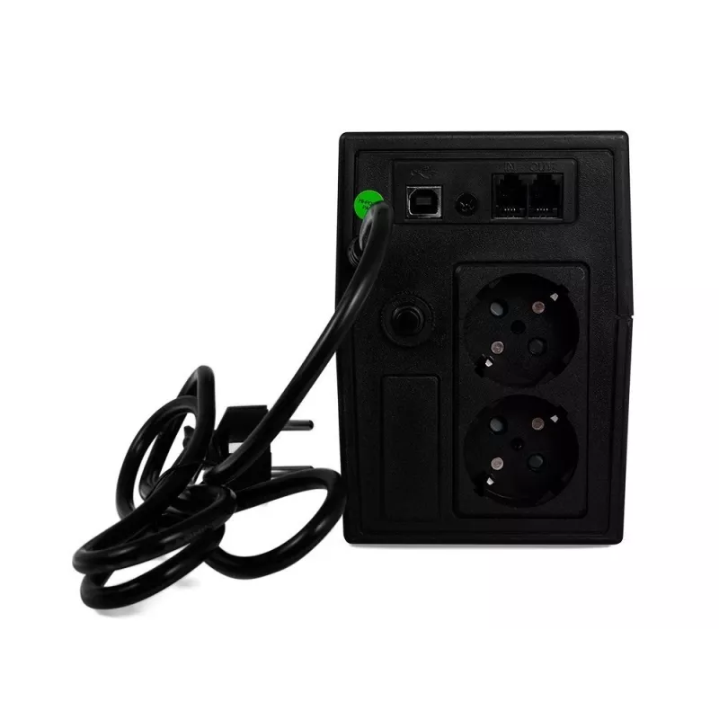Green Cell Power Proof UPS 600VA / 360W line-interactive torni (2x Schuko, USB, AVR)