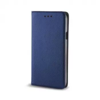 GreenGo Apple iPhone X Smart Magnet tummansininen lompakkokotelo