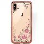 GreenGo Apple iPhone XS Max takakotelo Flower Rose Gold