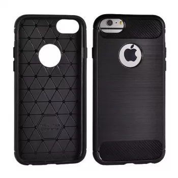 GreenGo Samsung Galaxy A9 2018 A920 Carbon Case musta