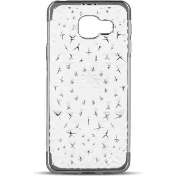 GreenGo Samsung Galaxy S7 Edge G935 TPU 3D Stars hopea -kotelo