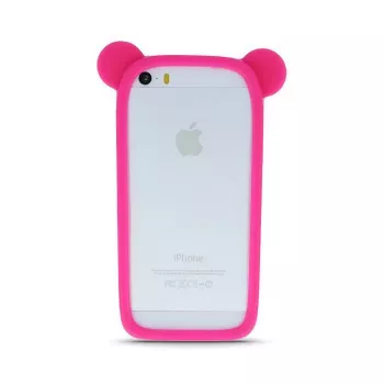 GreenGo Universal Bumper L (10 cm) Ears pinkki