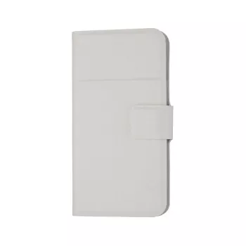 GreenGo yleinen Smart Flip Cover lompakkokotelo 5,2-5,8 tuuman älypuhelimille, valkoinen