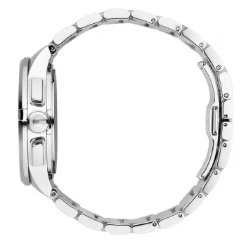 Gucci G-Chrono miesten kello YA101204 44 mm ruostumaton teräs musta kellotaulu kronografi päivämäärä