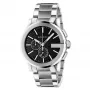 Gucci G-Chrono miesten kello YA101204 44 mm ruostumaton teräs musta kellotaulu kronografi päivämäärä