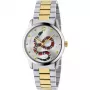GUCCI G-Timeless miesten kvartsikello YA1264075 38mm ruostumaton teräs musta kellotaulu