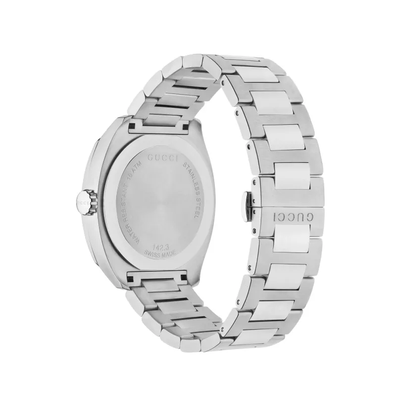 Gucci G-Timeless miesten kello YA142303 41mm teräs musta kellotaulu