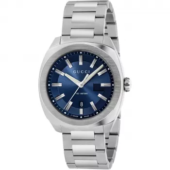 Gucci G-Timeless miesten kello YA142303 41mm teräs musta kellotaulu