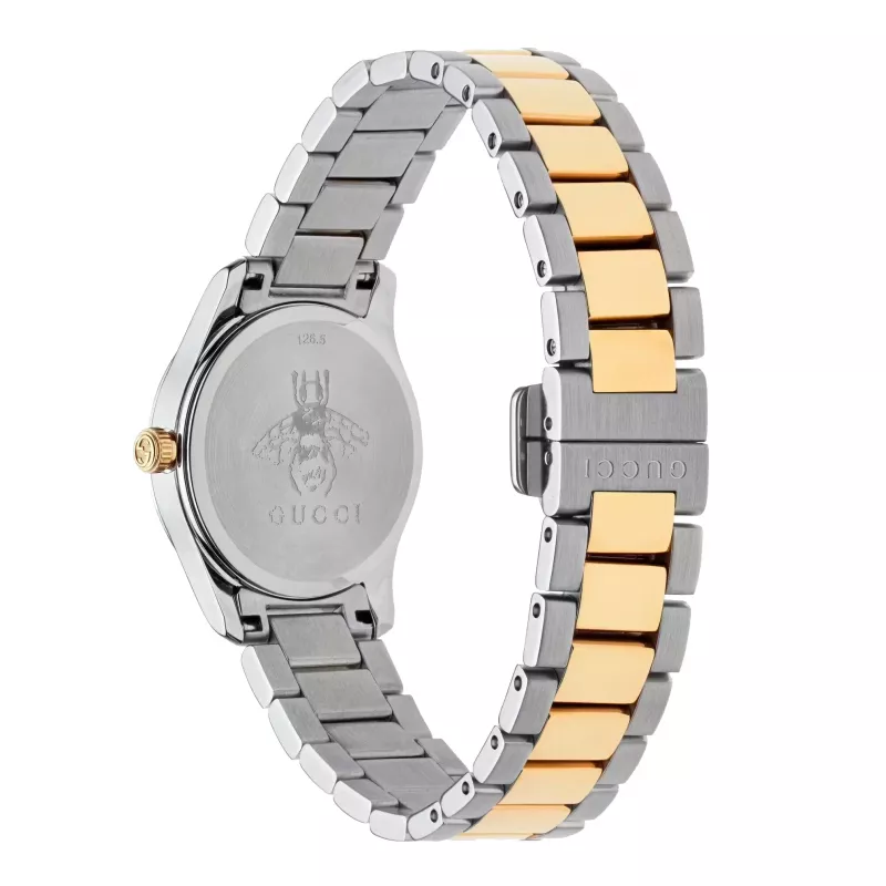 GUCCI G-Timeless naisten kello YA126596 27mm ruostumaton teräs hopeinen kellotaulu