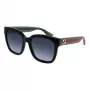 Gucci GG0034SN-002 Cat Eye aurinkolasit musta harmaa 54 mm
