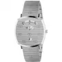 GUCCI Grip unisex kvartsikello 35mm ruostumaton teräs hopea kellotaulu YA157410