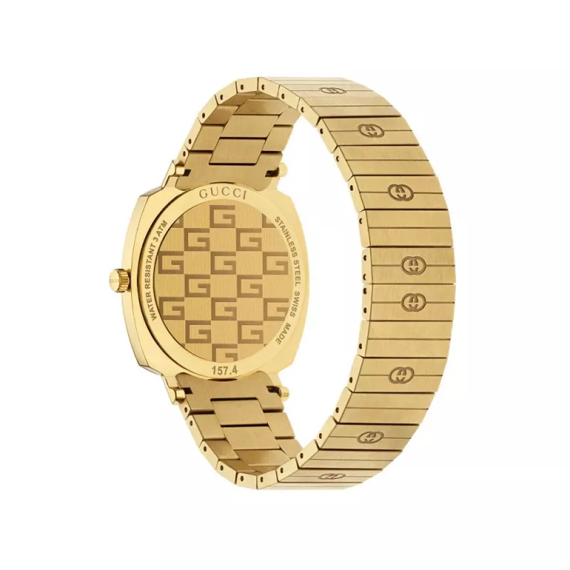 Gucci Grip unisex-kello 35 mm ruostumaton teräs YA157409