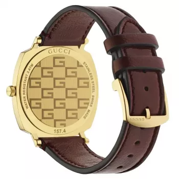 Gucci Grip unisex-kello YA157405 35 mm ruostumaton teräs mesh-ranneke