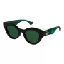 Gucci naisten aurinkolasit GG0957S-001 musta kulmikas kehys harmaat linssit 54mm