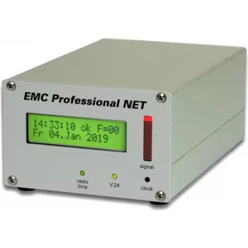 GUDE 3001 EMC Professional -aikapalvelin integroidulla DCF77-radiokellolla teollisuusympäristöihin