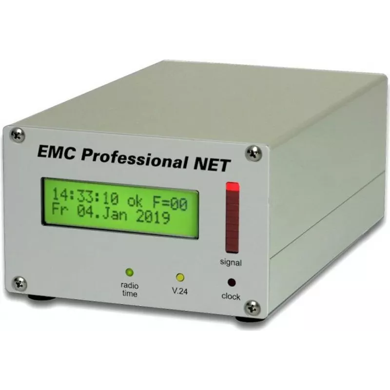 GUDE 3001 EMC Professional -aikapalvelin integroidulla DCF77-radiokellolla teollisuusympäristöihin