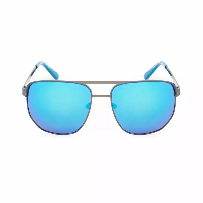 Guess GF00061-6106X miesten aurinkolasit, mustat kehykset, harmaat linssit, 61 mm