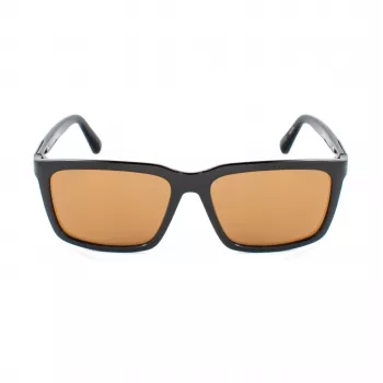 GUESS GF00062-5901E miesten aurinkolasit, kulmikkaat - musta kehys, harmaat linssit, 59 mm