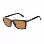 GUESS GF00062-5901E miesten aurinkolasit, kulmikkaat - musta kehys, harmaat linssit, 59 mm