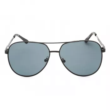 GUESS GF0231-02A miesten kulmikkaat aurinkolasit – musta kehys harmaat linssit 58 mm