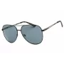 GUESS GF0231-02A miesten kulmikkaat aurinkolasit – musta kehys harmaat linssit 58 mm