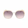 GUESS GF0410-5933F naisten aurinkolasit - kiiltävän musta kehys, gradient smoke -linssit, 59 mm