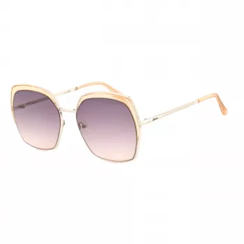 GUESS GF0410-5933F naisten aurinkolasit - kiiltävän musta kehys, gradient smoke -linssit, 59 mm