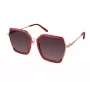 GUESS GF0418-5869T naisten kissansilmä-aurinkolasit - kiiltävän musta kehys, smoke-gradient-linssi, 58 mm