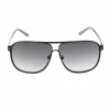 GUESS GF5025S-02B miesten pilotti-aurinkolasit - musta kehys, savunharmaat linssit, 61 mm
