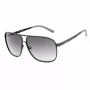 GUESS GF5025S-02B miesten pilotti-aurinkolasit - musta kehys, savunharmaat linssit, 61 mm