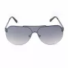 GUESS GF5053-0008F miesten aurinkolasit, kulmikas, musta kehys, savunharmaat linssit, 58 mm