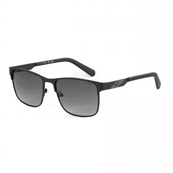 Guess GF5098-5602B miesten kulmikkaat aurinkolasit musta Smoke 56mm