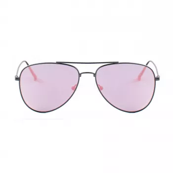 GUESS GG1142SCQZ09Z unisex suorakaiteen muotoiset aurinkolasit - mustat kehykset, harmaat liukuvärjätyt linssit, 56 mm