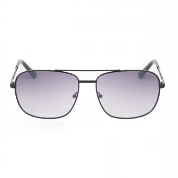GUESS GG2114S-01B miesten aurinkolasit musta neliömäinen kehys harmaa liukuvärilinssi 60 mm