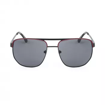 GUESS MAN aurinkolasit GF00061-6102A mustat kehykset harmaat linssit 61 mm