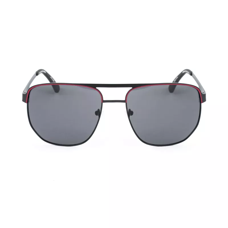 GUESS MAN aurinkolasit GF00061-6102A mustat kehykset harmaat linssit 61 mm