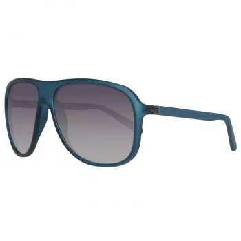 GUESS MAN aurinkolasit GU6876-5991B suorakaiteen muotoinen musta kehys harmaat linssit 59 mm